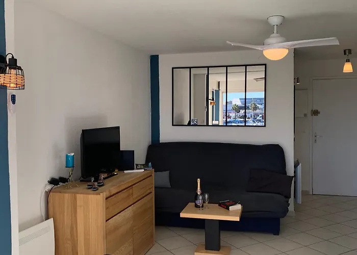 341 2 Pers Port Soleil Jolie Vue Port * 阿格德